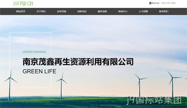 南京茂鑫网站案例